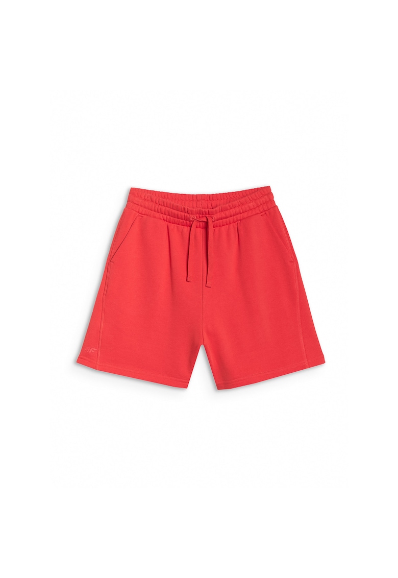 Pantaloni sport dama supradimensionati - rosii - bumbac 85% - poliester 15%