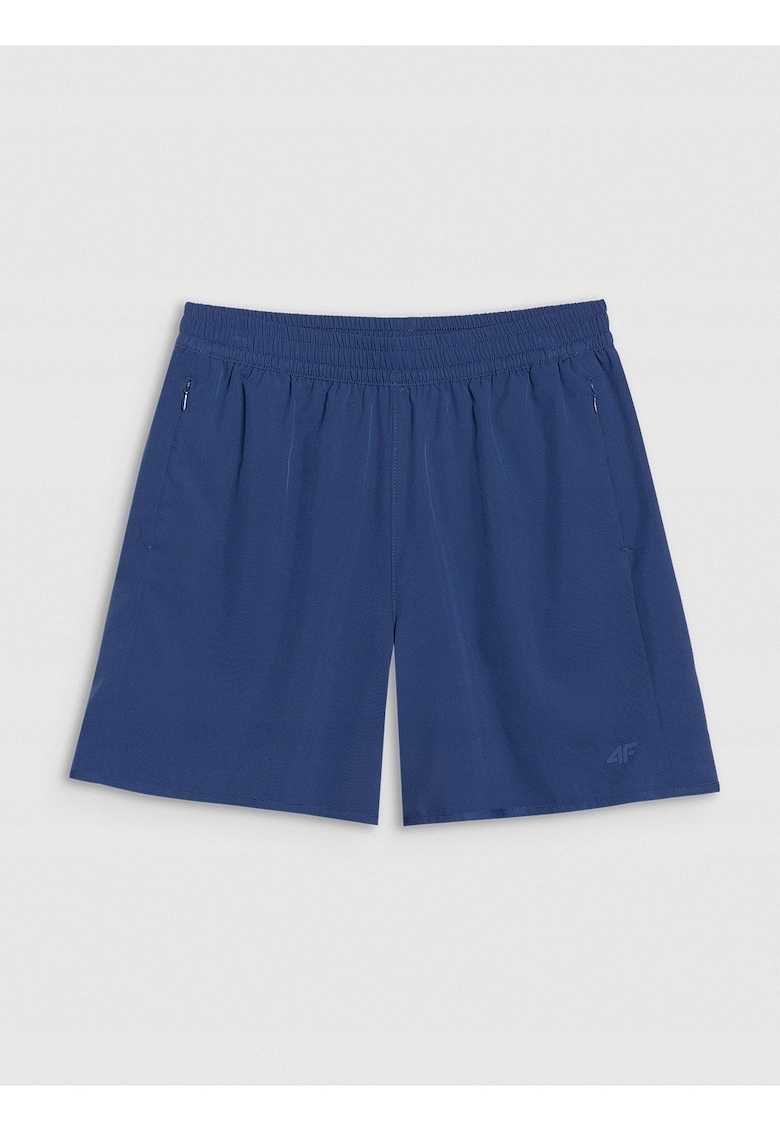 Sort de Plaja Dama BleuMarin - Poliester - Uscare Rapida - 4Way Stretch - Marimi XS - Sport Inot - Confortabil & Elastic - Buzunare cu Fermoar