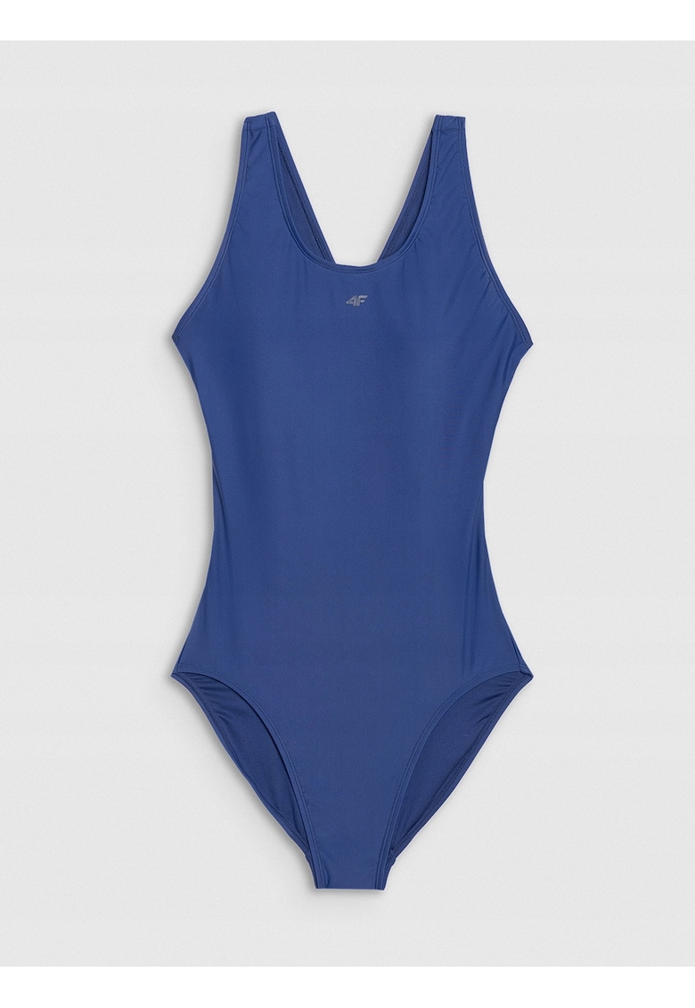 Costum de baie dintr-o bucata pentru femei bleumarin - elastic - cupe detasabile