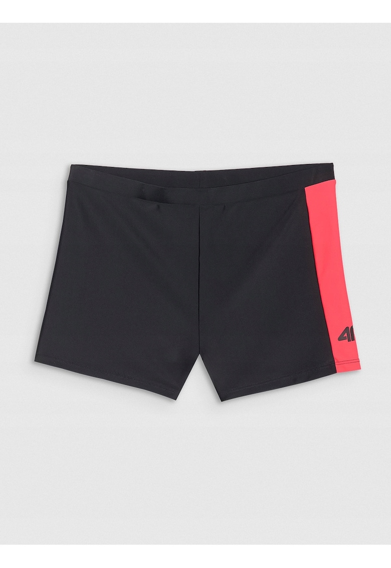 Boxeri de baie barbati sintetic/elastan - negru/roz