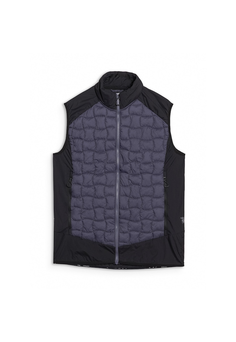 Vesta de trekking barbati Primaloft - ultrausoara - impermeabila - poliester - negru
