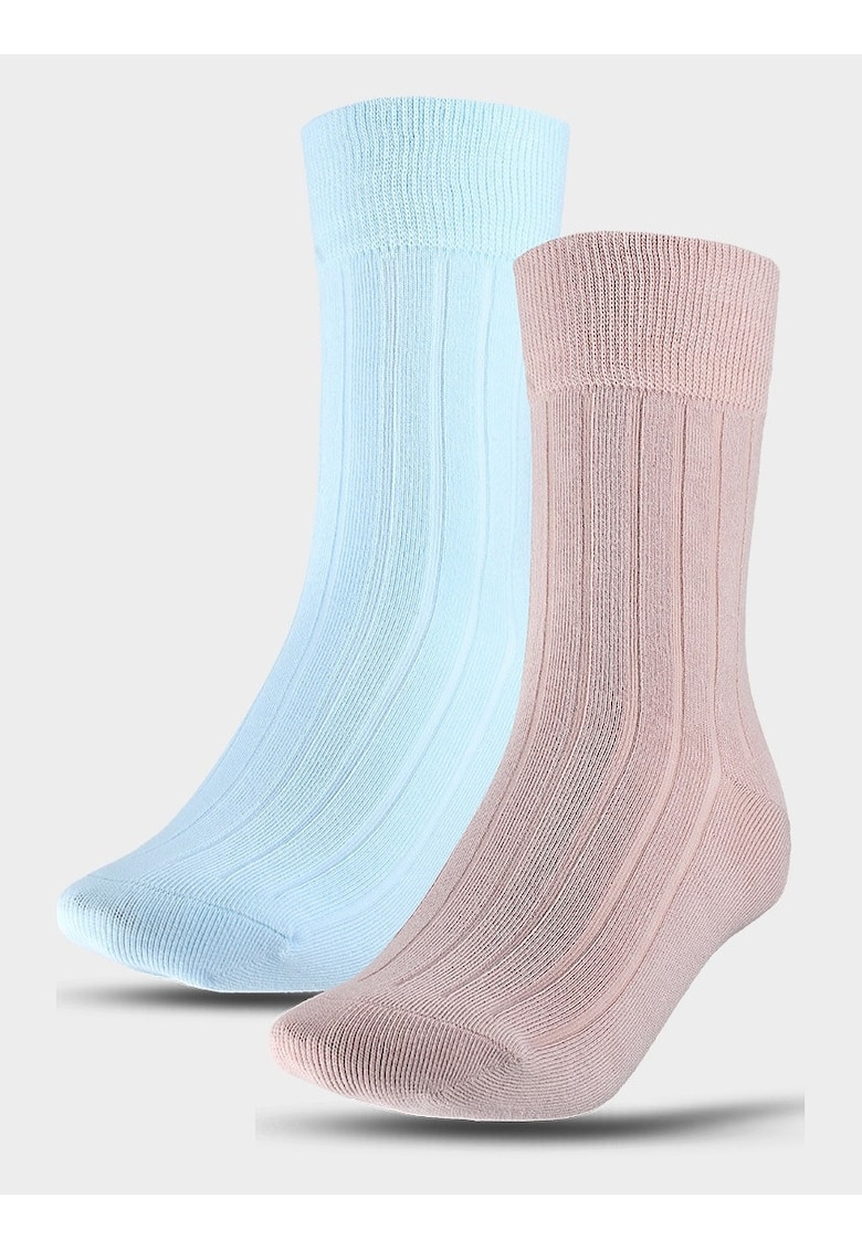 Sosete Femei Sportstyle - Bumbac Elastic - 2 Perechi - Marimi 35-42 - Logo Metatars - Uniforme - Confortabile - SS25