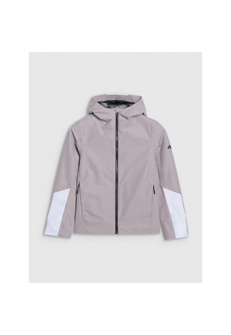 4f Jacheta de tranzitie copii - Poliester - membrana 5000 - unisex - gri - primavara-vara