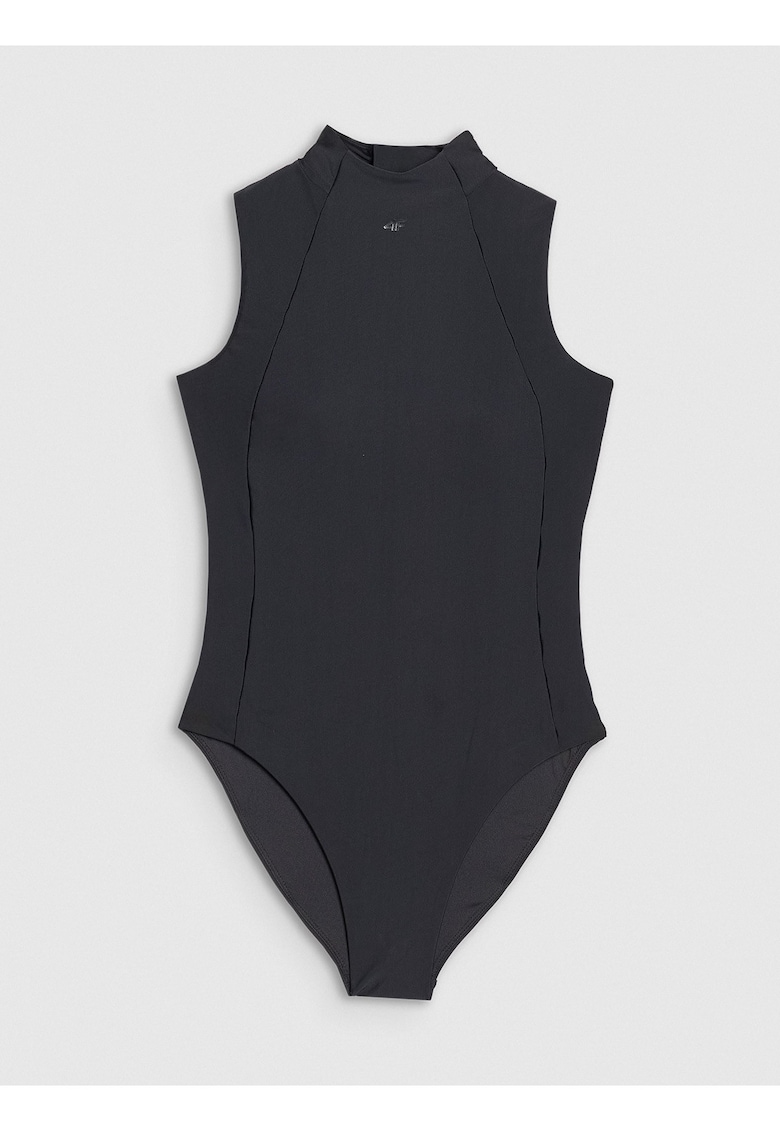 Costum de baie dintr-o singura piesa negru - elastan