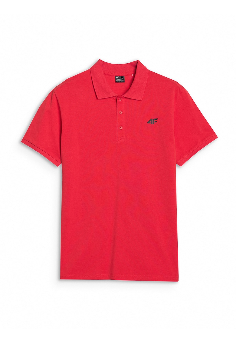 Polo Barbati 100% Bumbac - Rosu - Sportstyle - S-XXL - Rosu