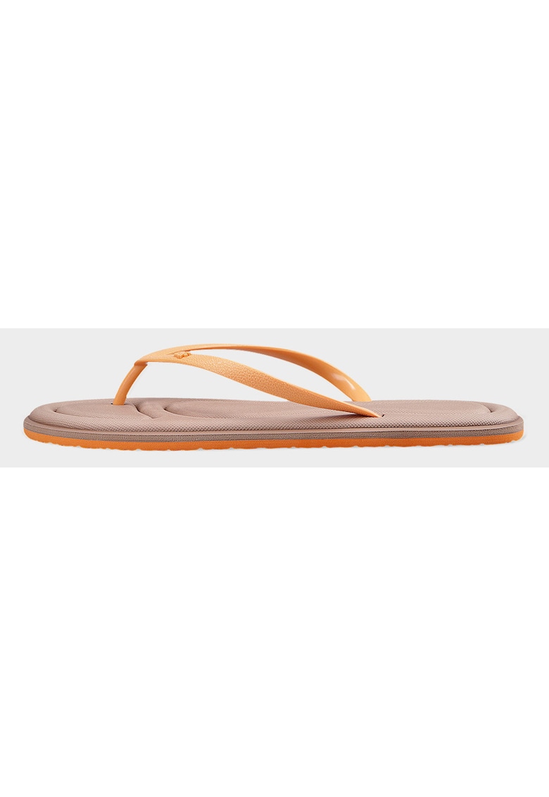 Slapi curele de cauciuc - talpa moale - culoare maro - pentru femei - stil sportiv