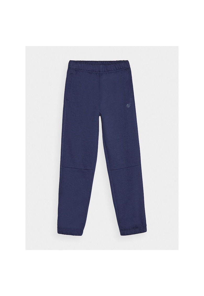 Pantaloni Jogger Bleumarin Baieti Junior - Bumbac