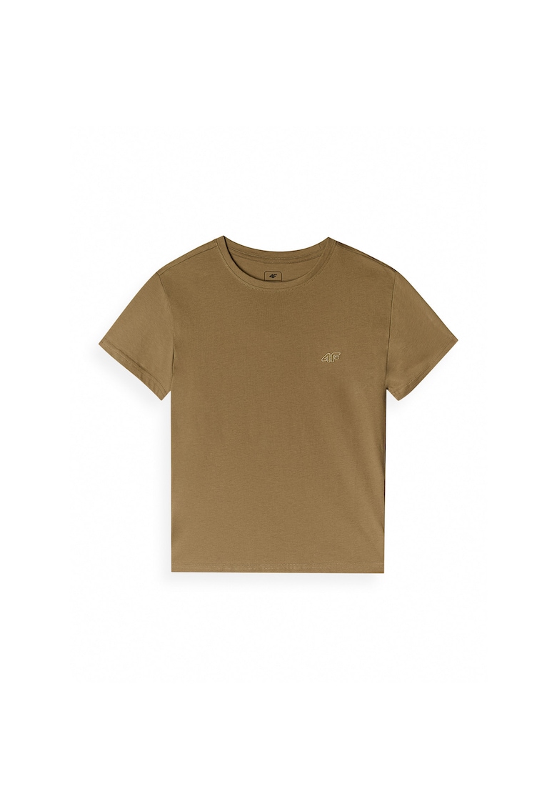 Tricou Fete Bej Bumbac 100% Sportstyle Marime 158 Croiala Lejera AW24