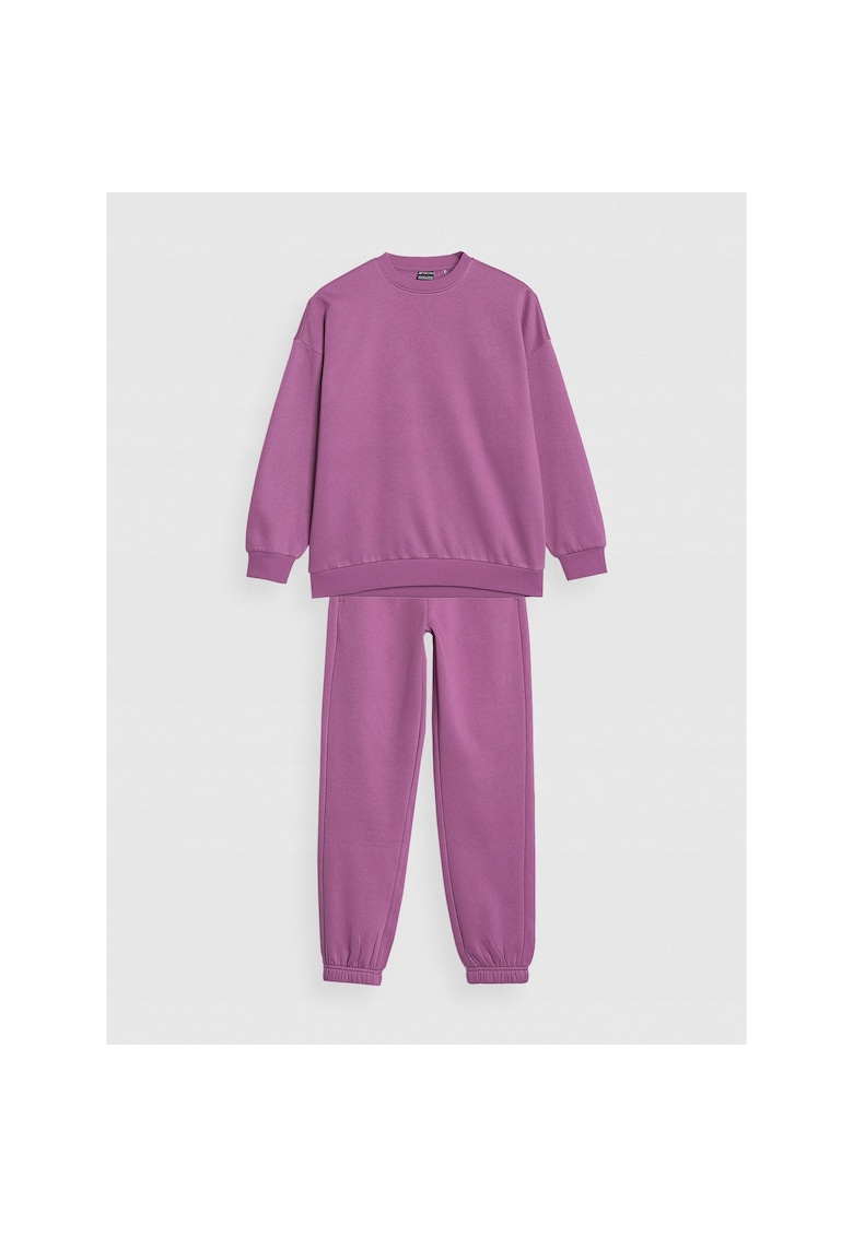 Set trening unisex copii roz - material moale bumbac