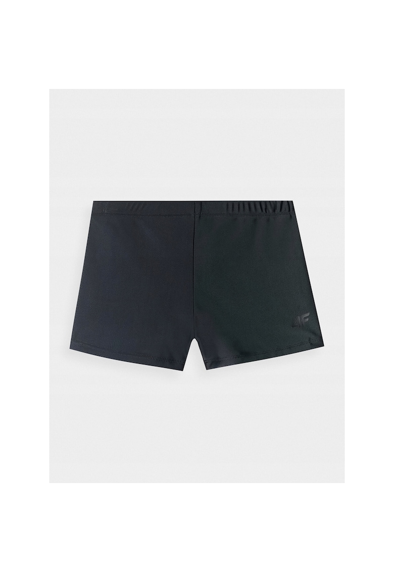 Slip de Inot Negru pentru Baieti Junior - Boxeri Elastici - 122-164 cm - Material Uscare Rapida - Confort si Durabilitate