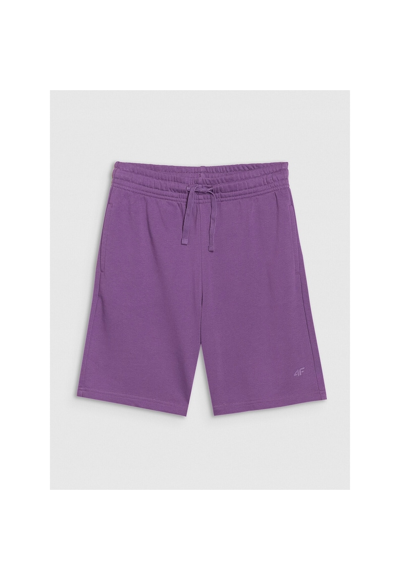 Pantaloni sport copii - pentru baieti - violet - bumbac