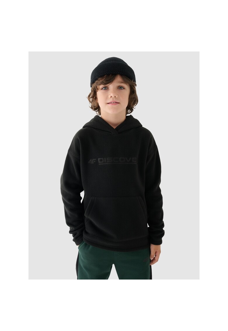 Hanorac Polar Copii JUNIOR - Negru Intens - Tehnologia 4FWarm - Marime 134 - SPORTSTYLE - AW24