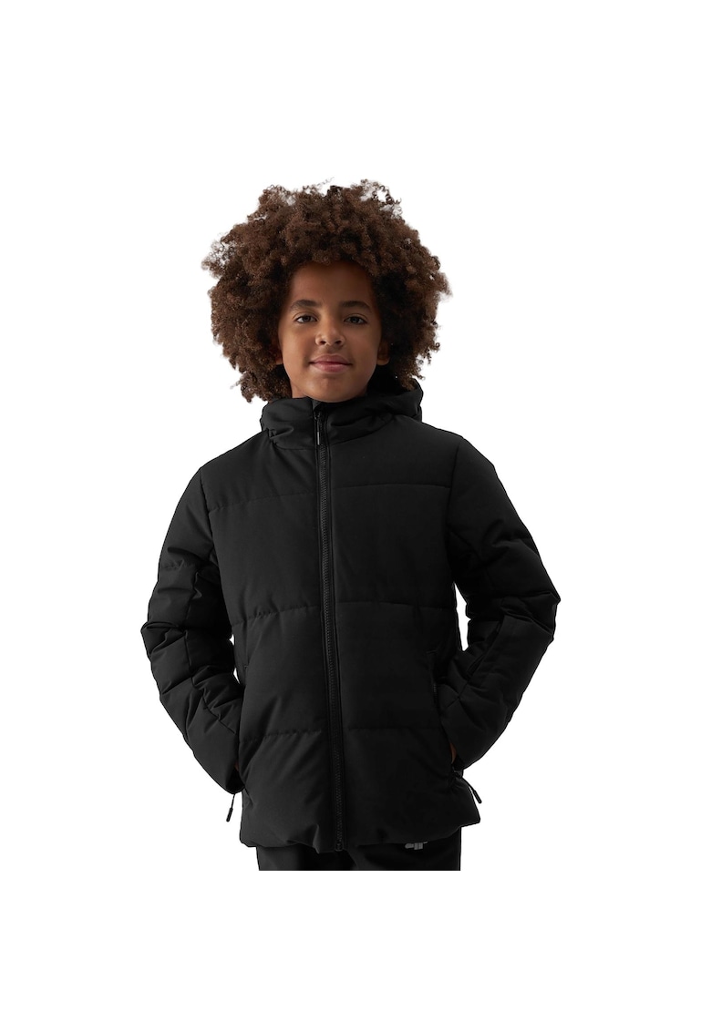 Geaca de Schi Baieti  NeoDry 5000/3000 - Oversize - Negru Intens - Junior - AW24