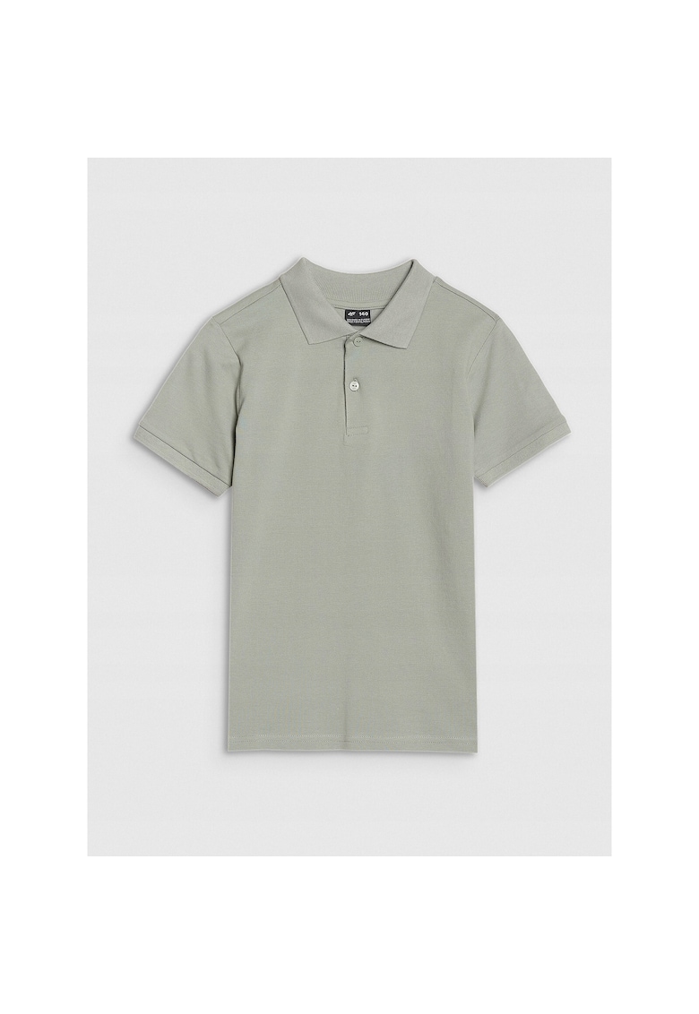 Tricou Polo Unisex  Junior - Bumbac 100% - Verde - Marime 164 - Sportstyle - 200 gsm