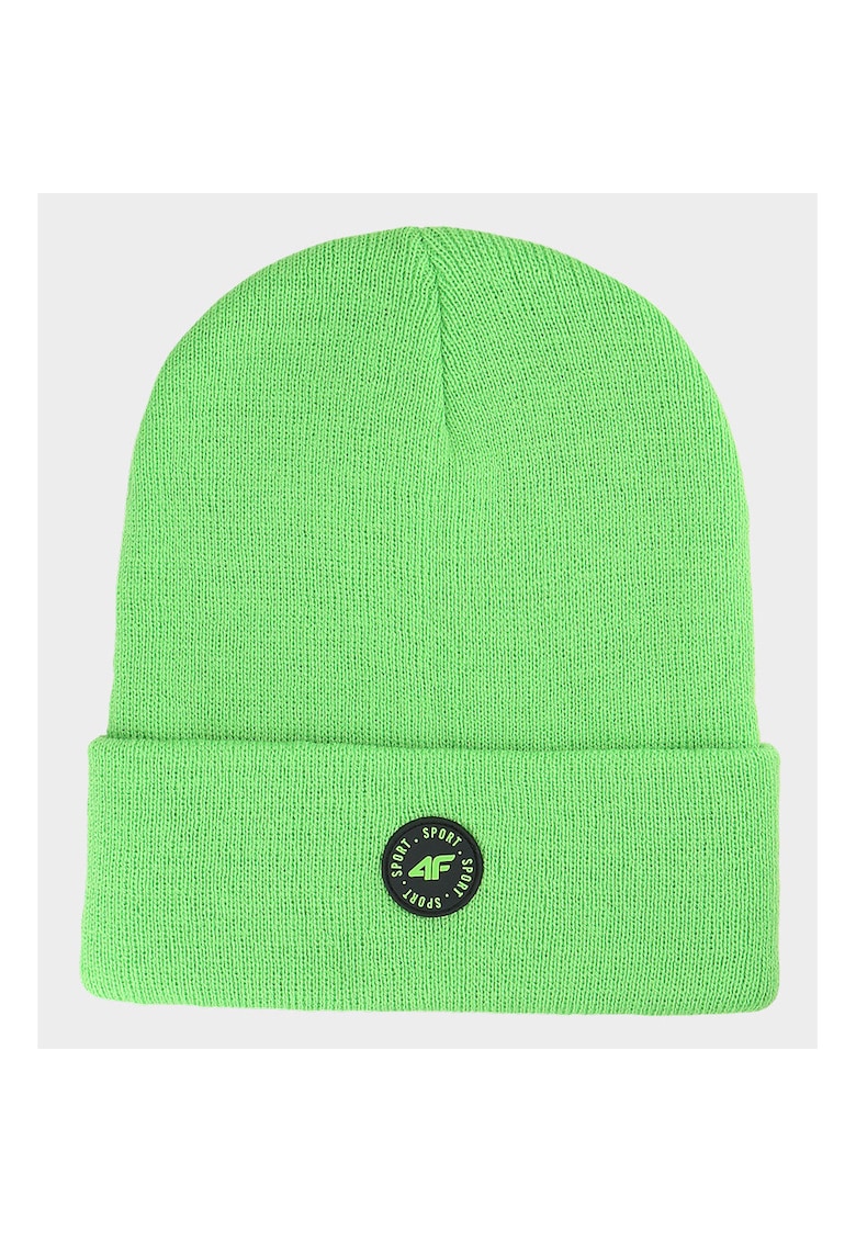 Caciula Sport de Iarna pentru Copii Unisex Beanie - Material Sintetic - Verde Lucios - JUNIOR