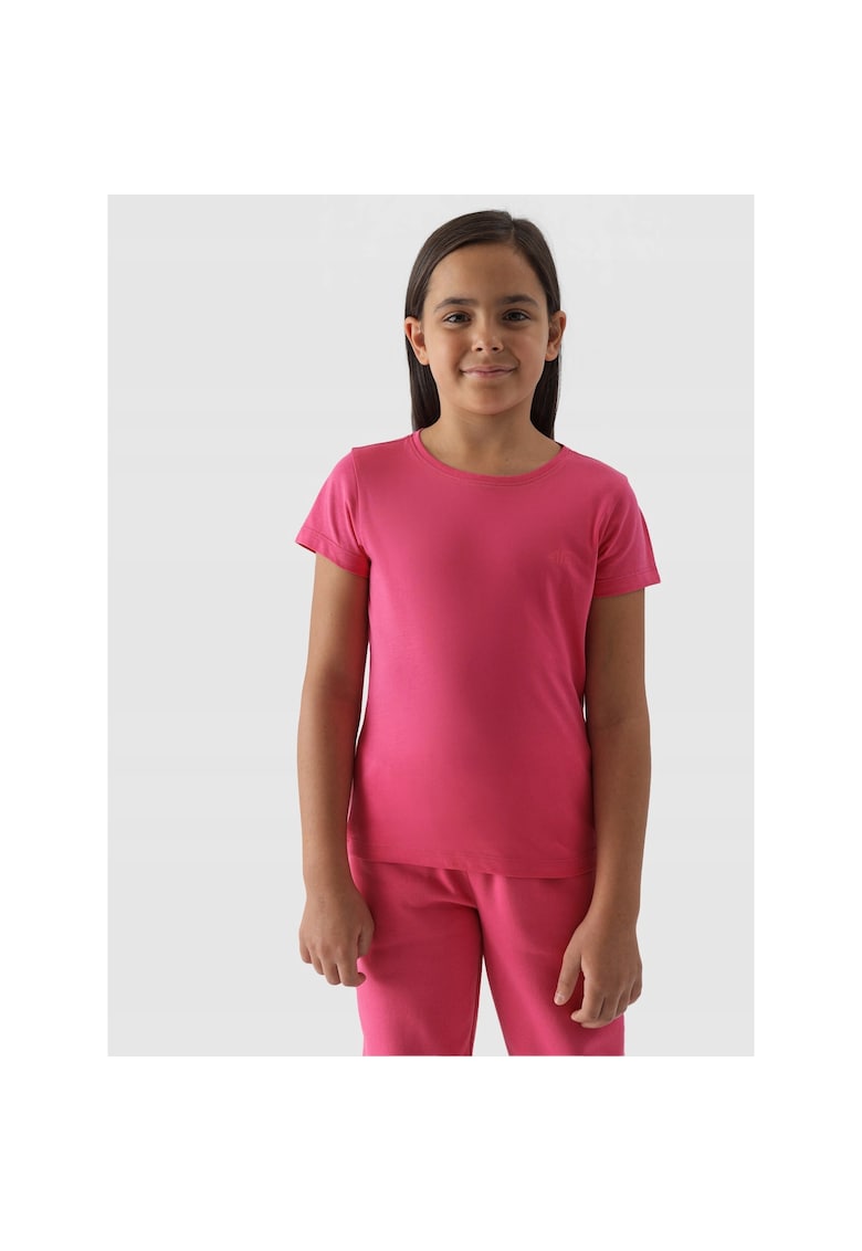 Tricou fucsia - bumbac - croiala - Fucsia
