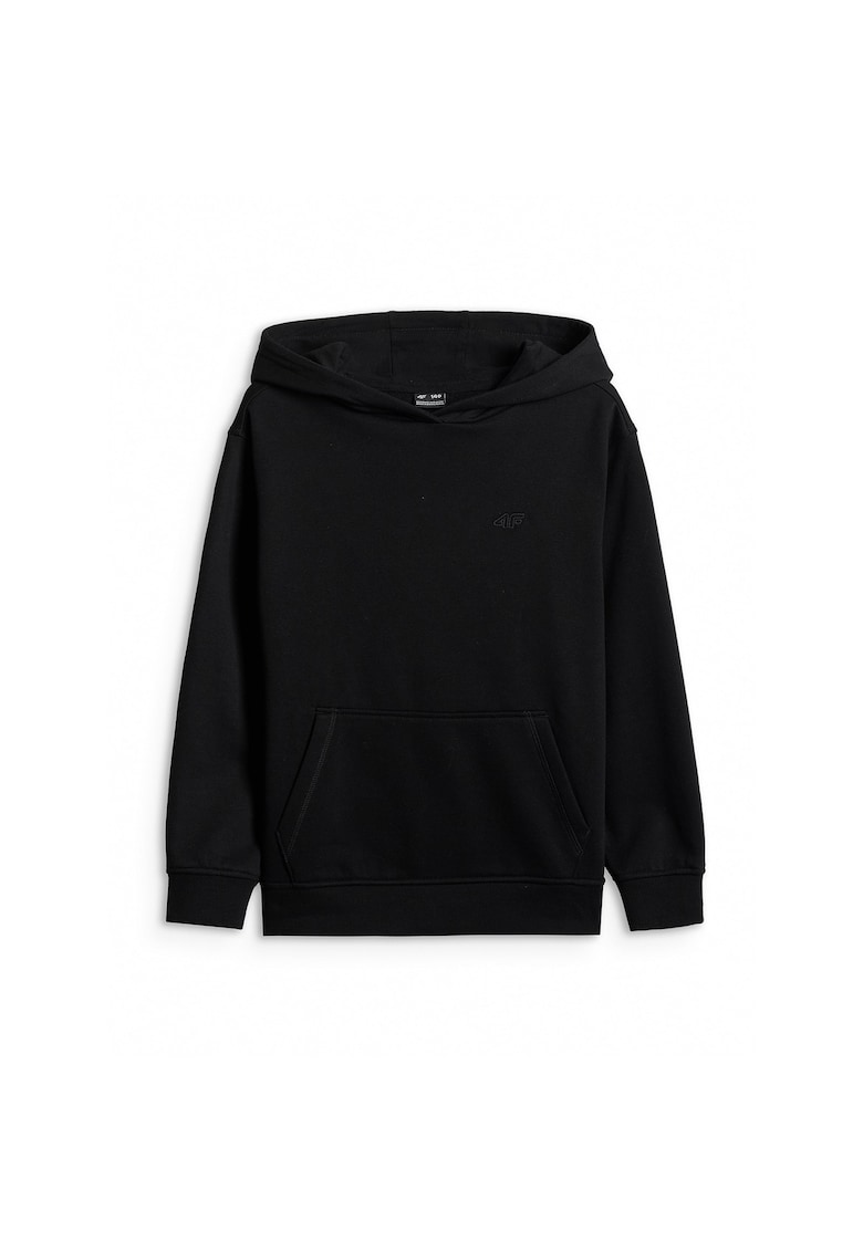 Hanorac baieti - Bumbac/Poliester - Oversize - Negru