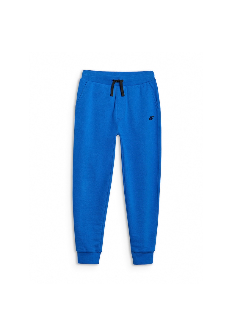 Pantaloni sport pentru baieti - albastri - croiala normala - material bumbac