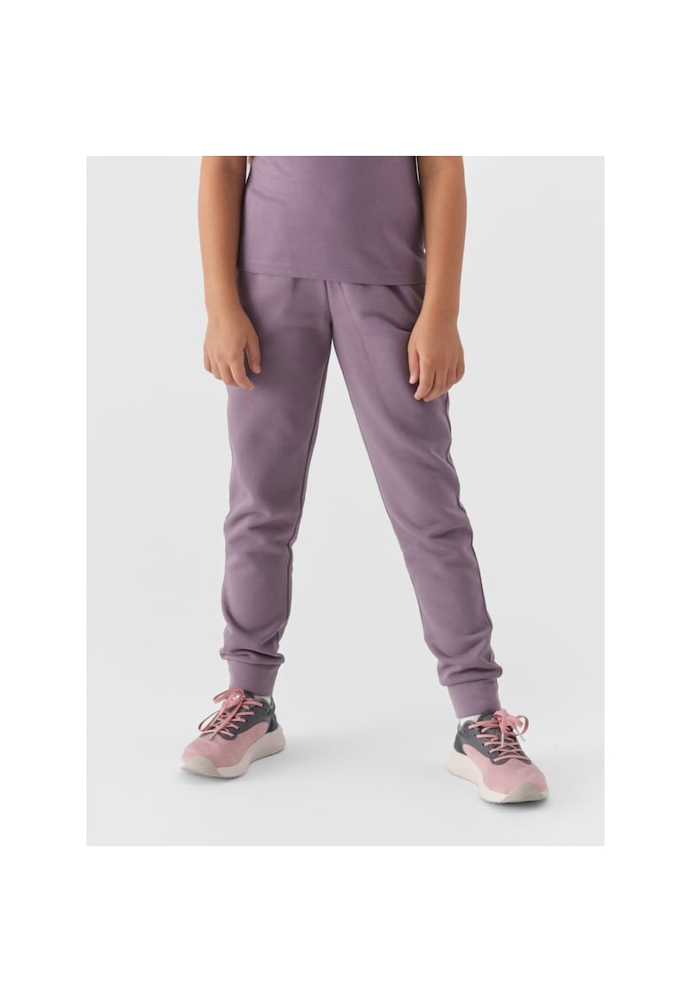 Pantaloni Jogger Fete Junior - Bumbac 80% - Violet