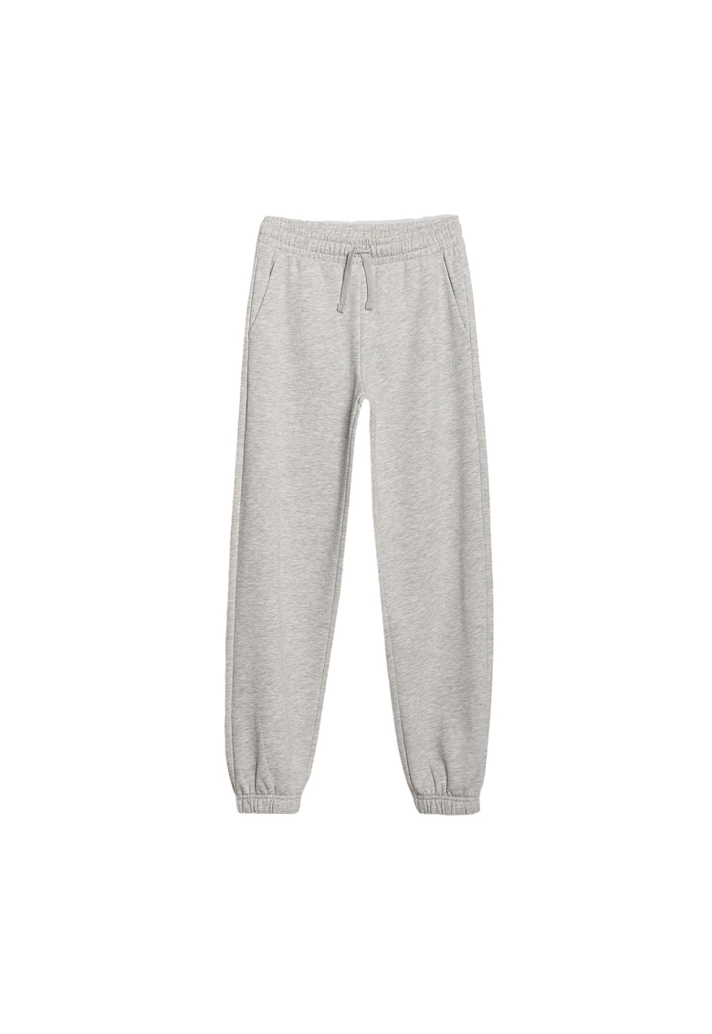 Pantaloni Jogger Casual Oversize Baieti - Gri - Bumbac 80% - Marime 128 - Sportstyle - Junior