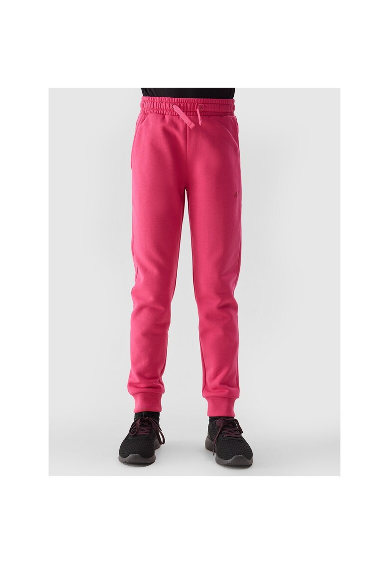 Pantaloni sport copii fucsia - croiala confortabila - material moale bumbac