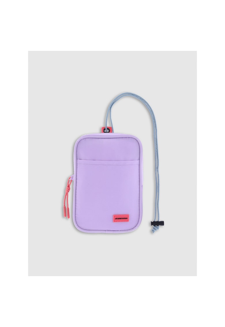 Geanta pe gat copii violet - 10.5x17.5cm - unisex - one size
