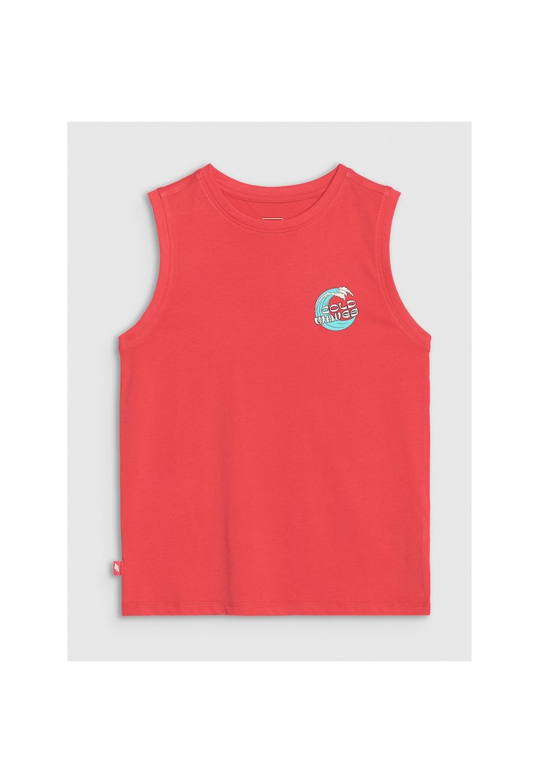 Maiou pentru baieti - rosu - 100% bumbac Maiou pentru baieti - rosu - 100% bumbac