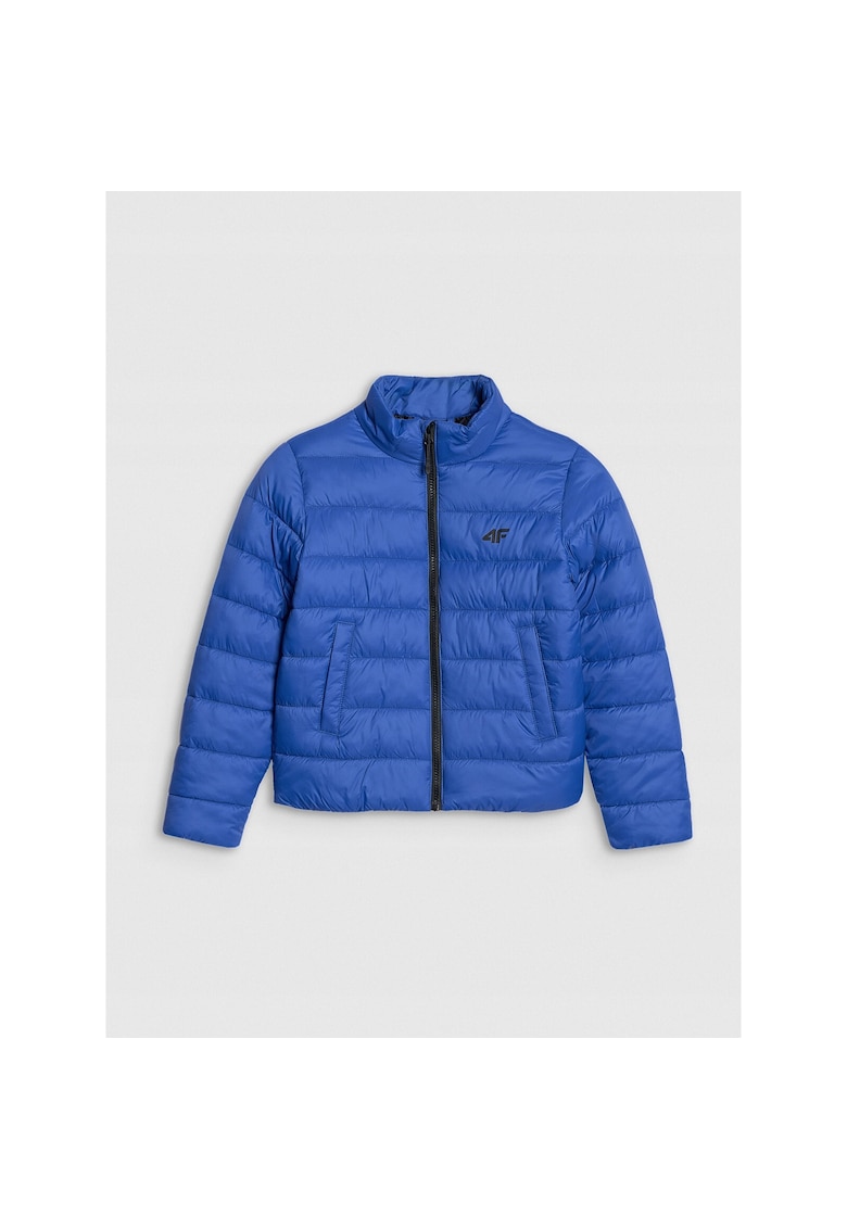Geaca de puf pentru baieti matlasata - albastra - izolatie sintetica