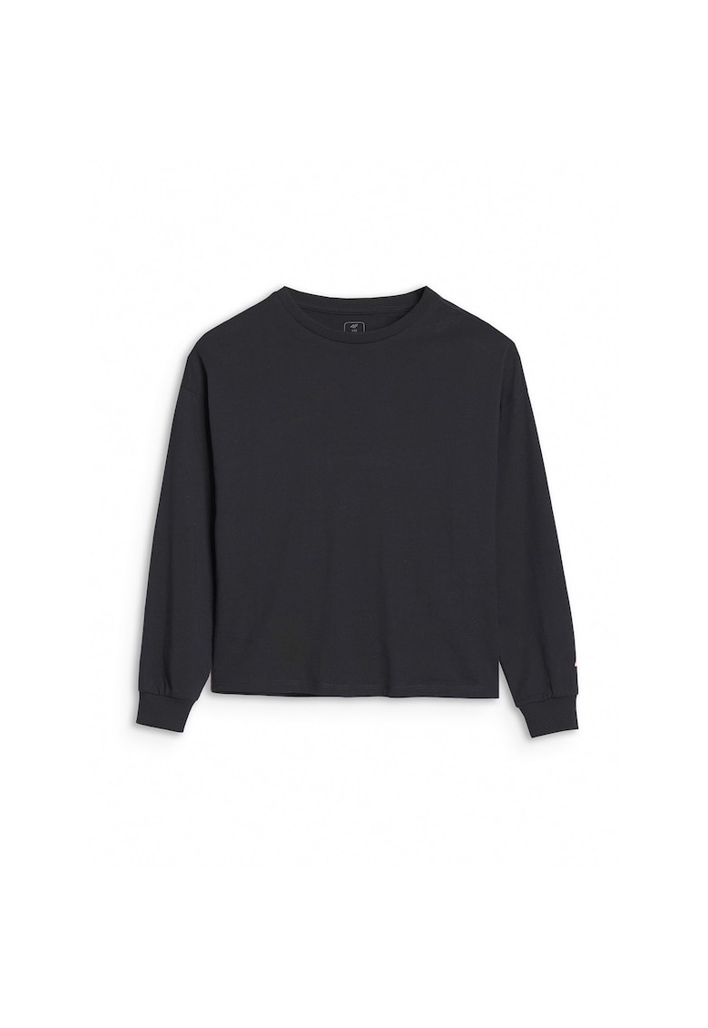 Oversize Fete Bumbac Negru Junior - Negru