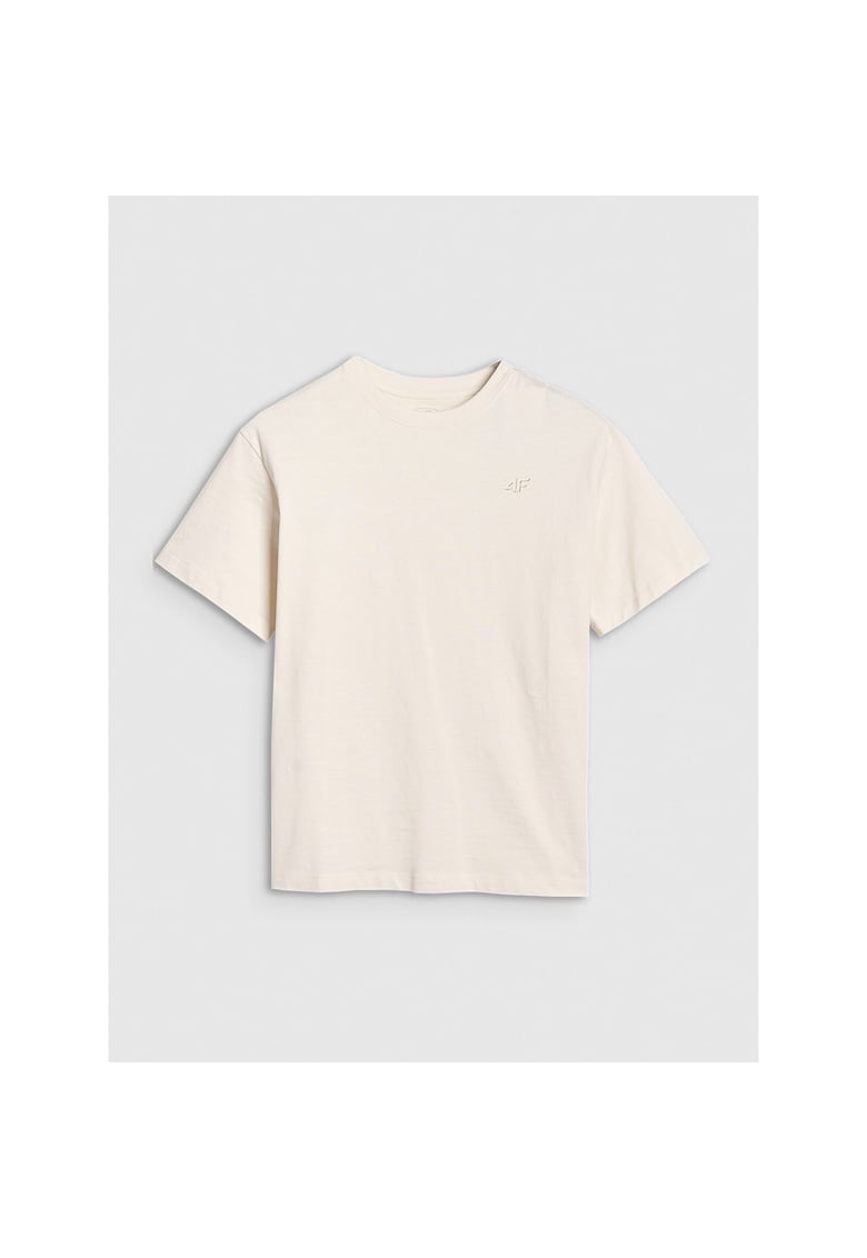 Tricou copii - oversized - bumbac 100% - bej