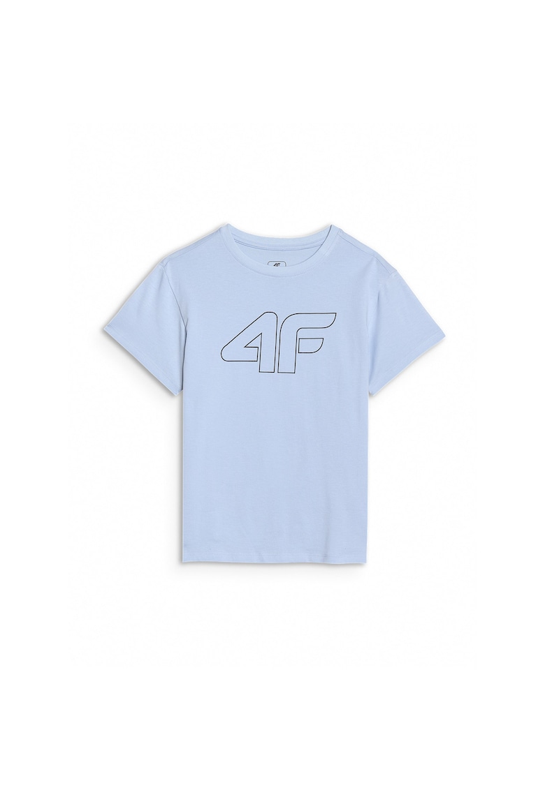 Tricou copii - oversize - bumbac 100% - albastru