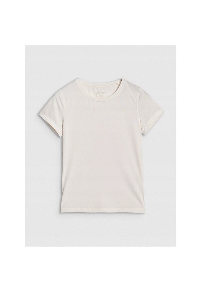 Tricou sport alb - uscare rapida - poliester - pentru femei