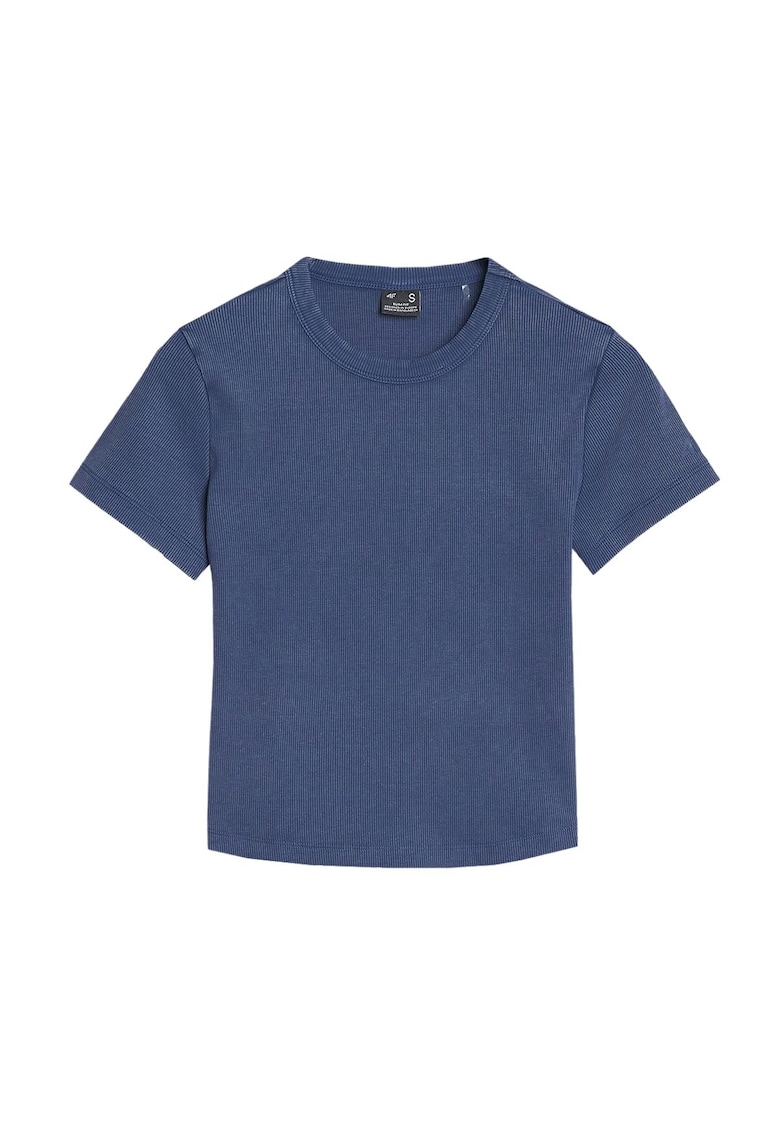 4f Tricou dama RSS25TTSHF2696-31S - 4F - Bumbac - Bleumarin