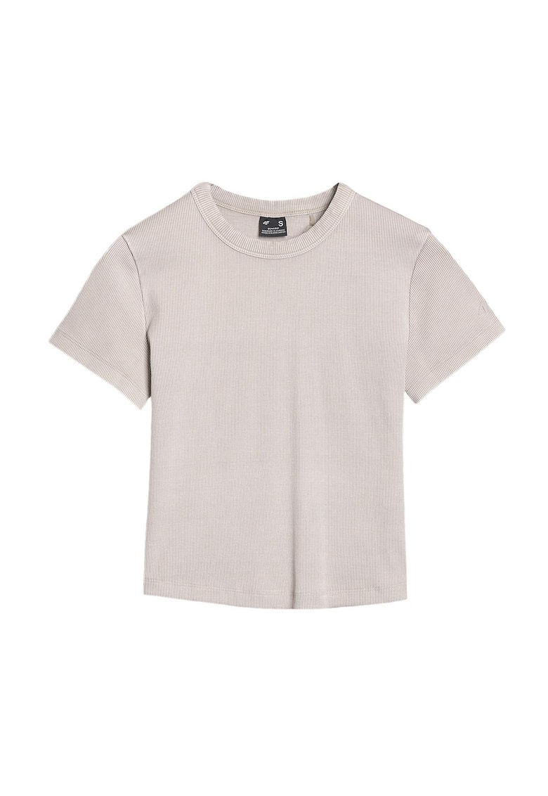 4f Tricou dama RSS25TTSHF2696-83S - 4F - Bumbac - Bej