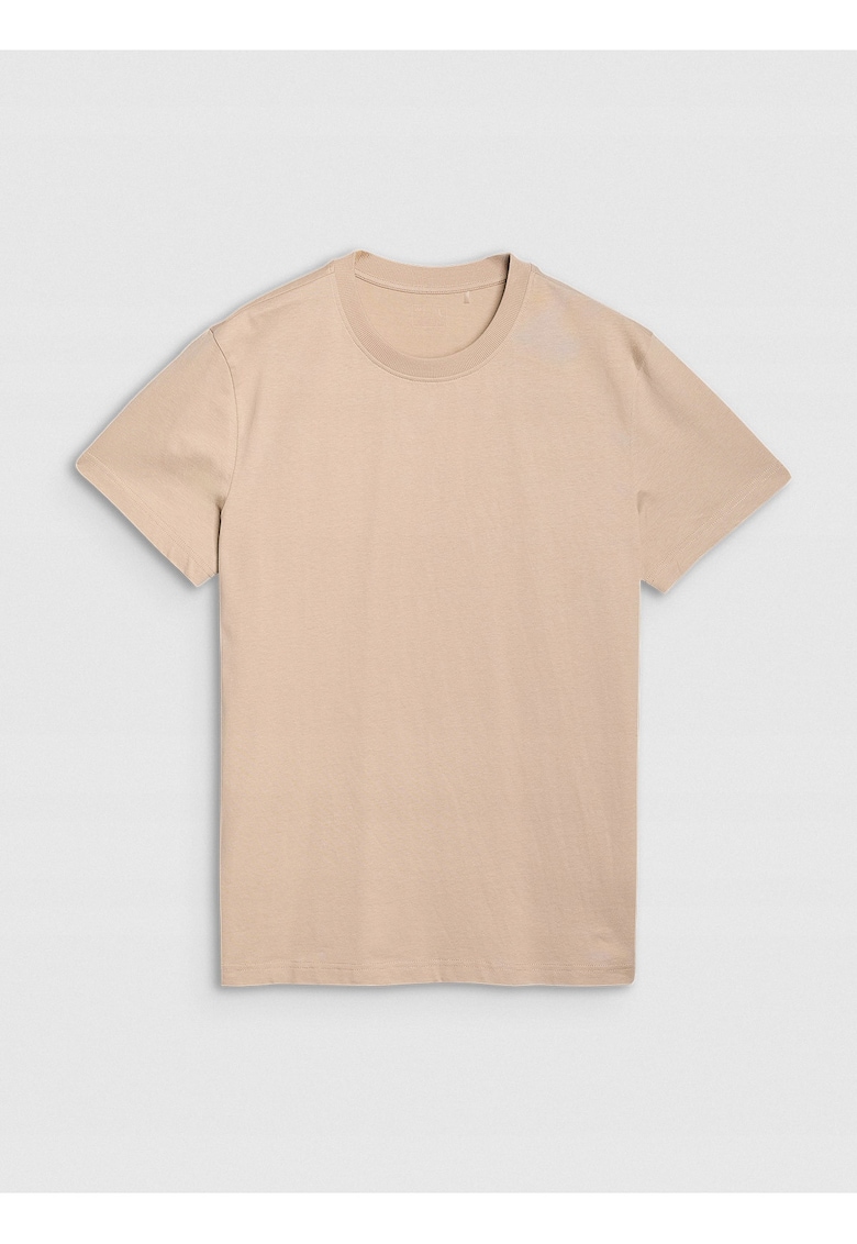 Tricou barbati casual - sportiv - bumbac 100% - bej