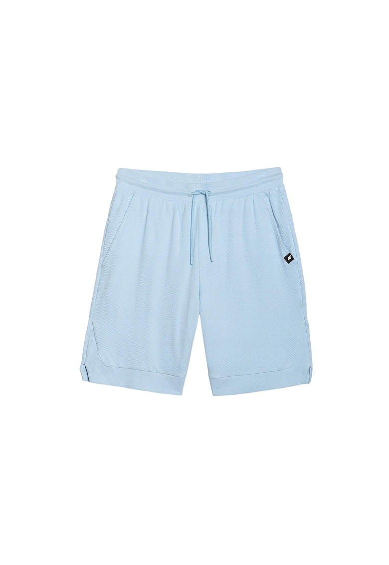 Pantaloni scurti barbati Albastru Casual - Bumbac -