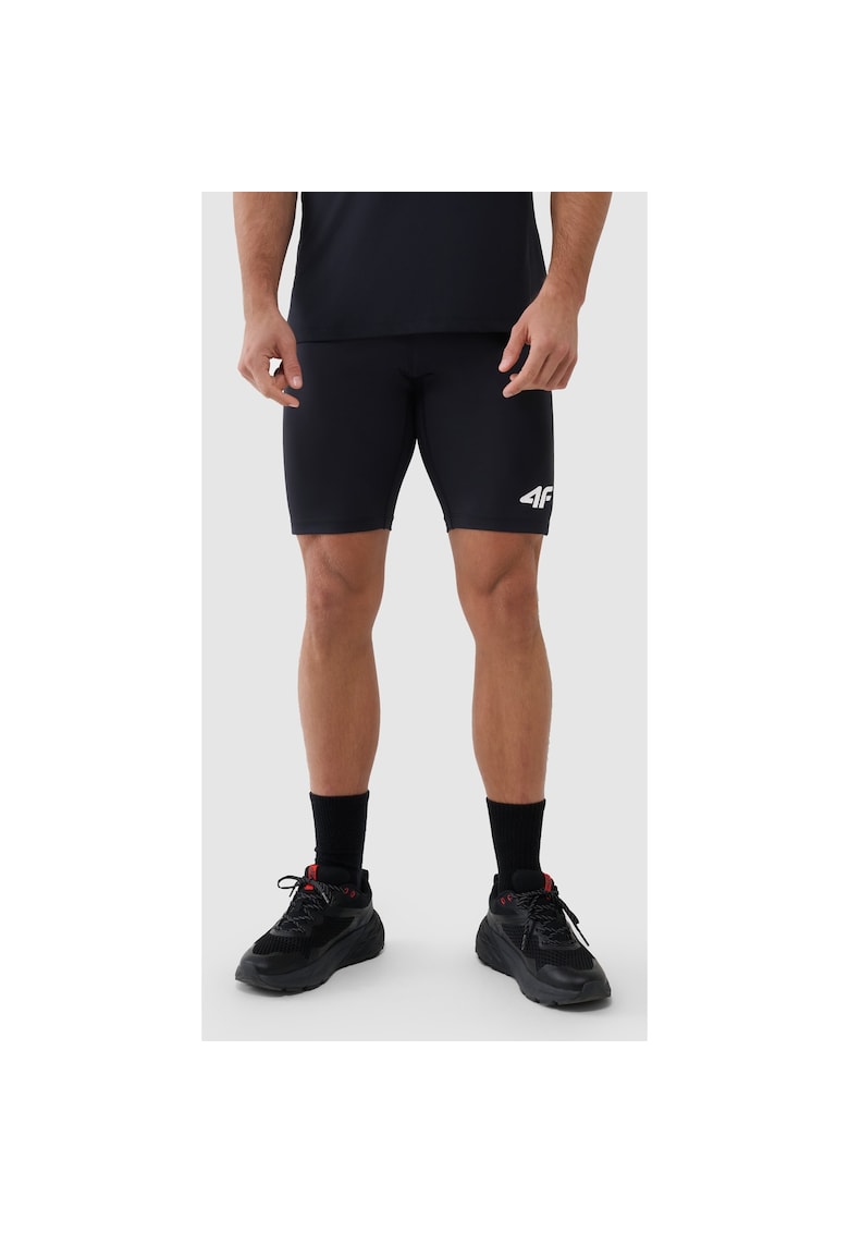 Colanti scurti de antrenament negru