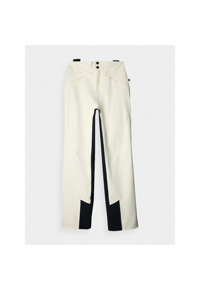 Pantaloni Ski Femei Dermizax 20000 Impermeabili si Ventilati - Alb Ecru - AW24