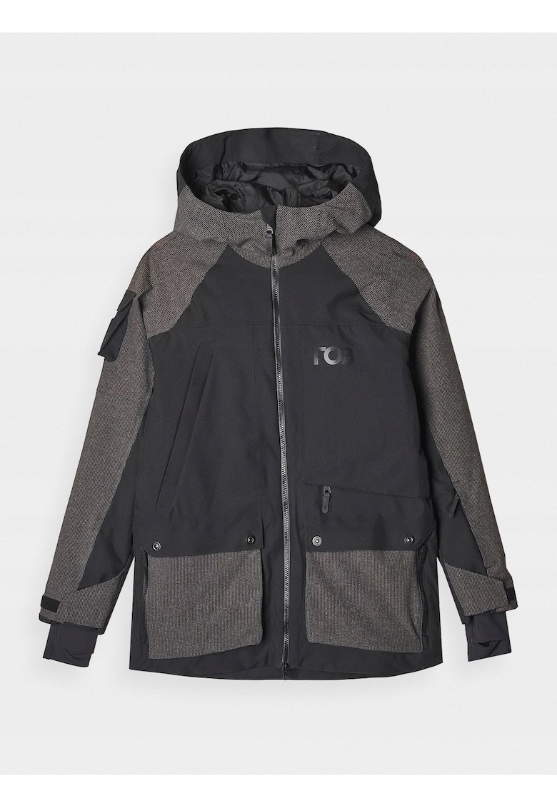 Jacheta snowboard neagra - membrana NeoDry 10000 - pentru femei - cu gluga