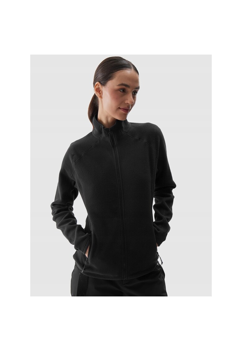 Jacheta sport dama WAW24TFLEF272-20S - 4F - Fleece - Negru