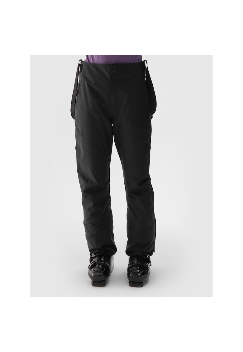 Pantaloni Ski pentru Femei Dermizax 20000 - Reglati - Umplutura PrimaLoft - Negru Intens - Sporturi Iarna - AW24