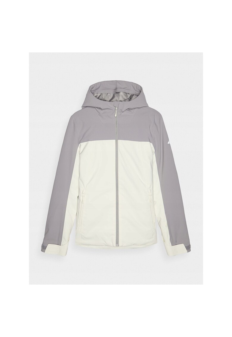 Geaca Ski Femei NeoDry 5000 Gri Deschis AW24 Impermeabila si Respirabila - Marimi XS-XXL