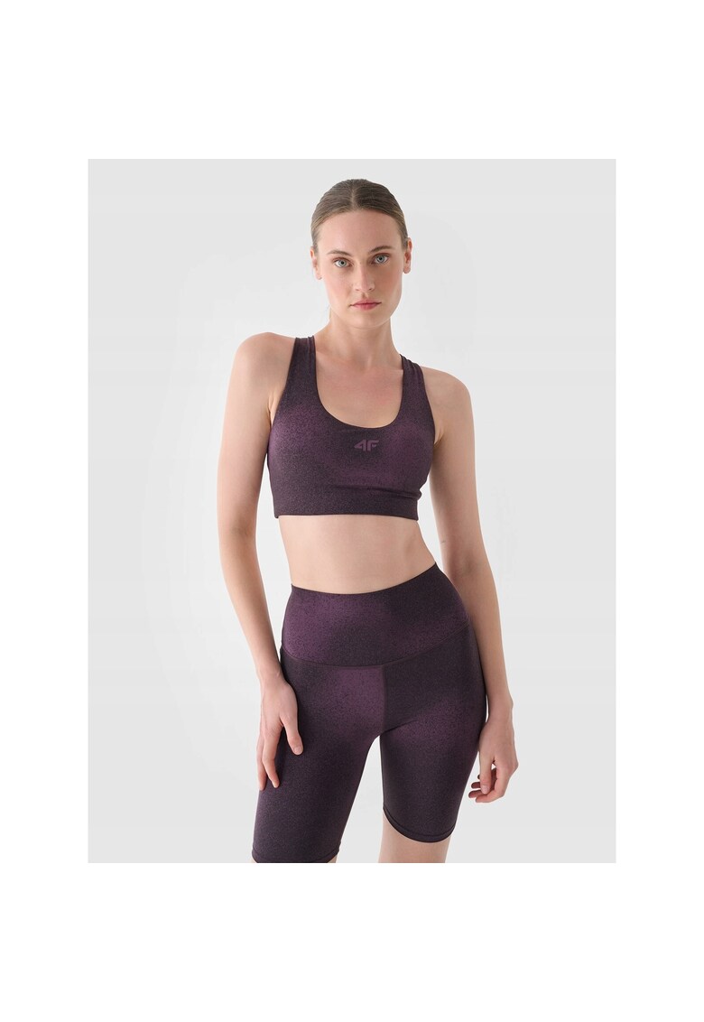 Sutien sport antrenament - suport redus - violet - material sintetic