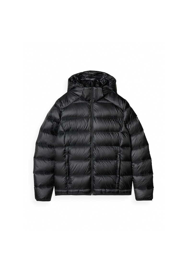 Geaca de Schi Dama Negru Intens cu Puf Natural 90/10 - Gluga Detasabila - AW24