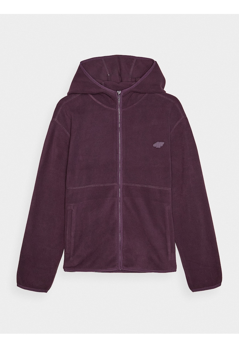 Hanorac pentru femei - violet - fleece - gluga