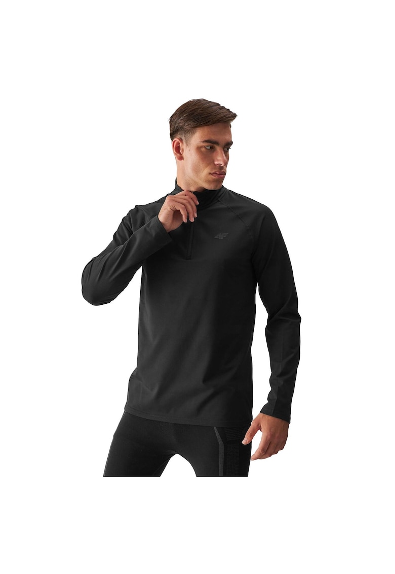 Tricou Termoactiv Barbati Negru - Izolatie 4FWarm - Skiing AW24