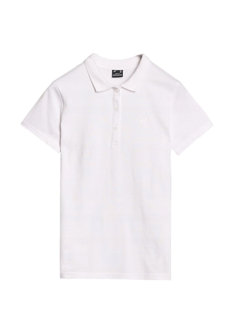 Tricou dama WMM00TPTSF365-10S - 4F - Bumbac - Alb