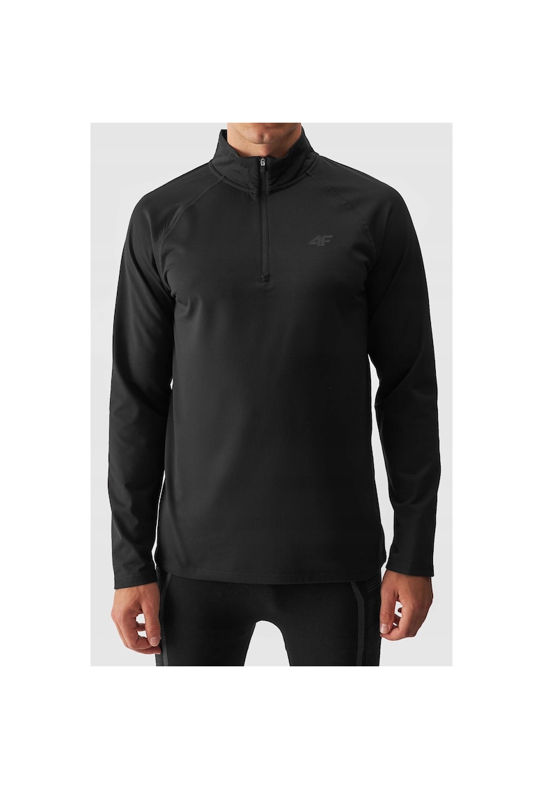 Bluza Termica pentru Barbati Skiing - Negru Intens - Tehnologia 4FWarm - Marimi S-3XL - Sezon AW24