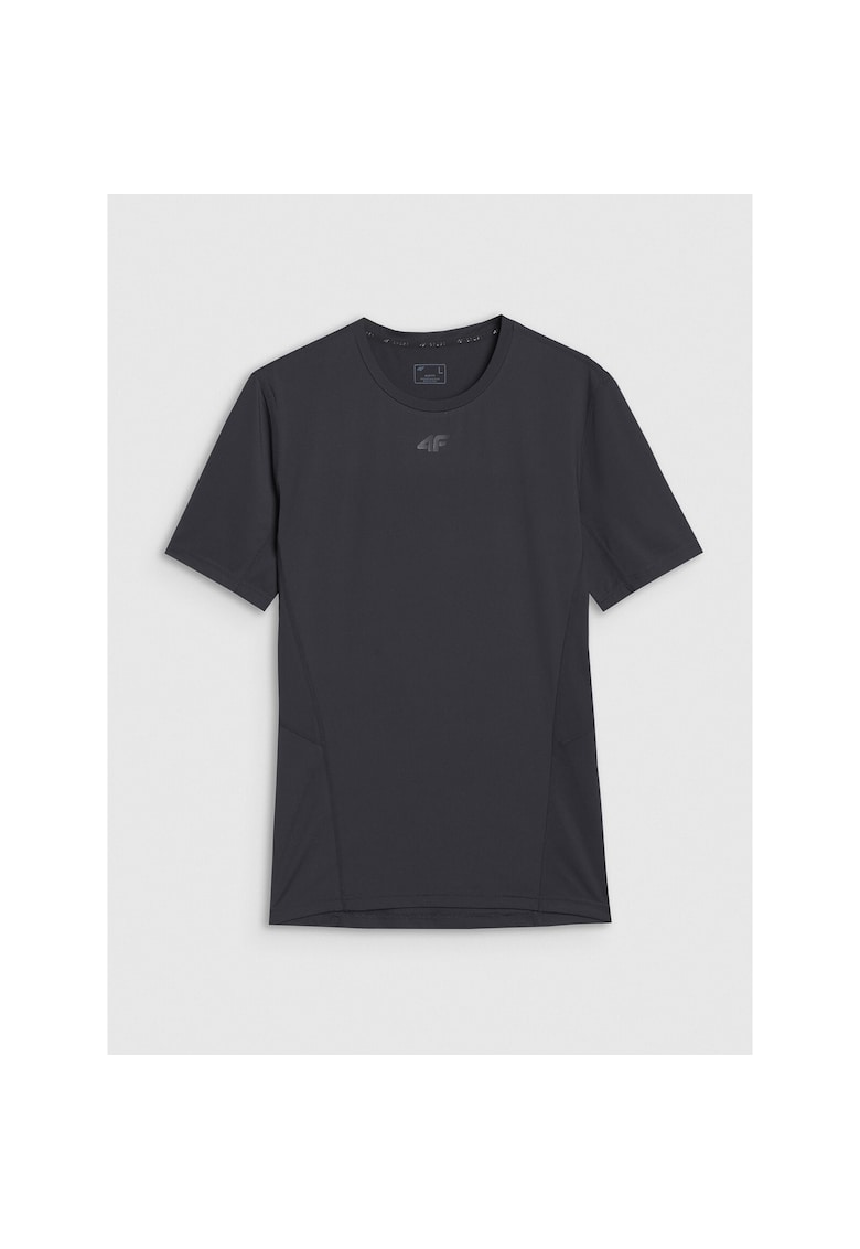 Tricou sport antrenament - uscare rapida - negru - material sintetic