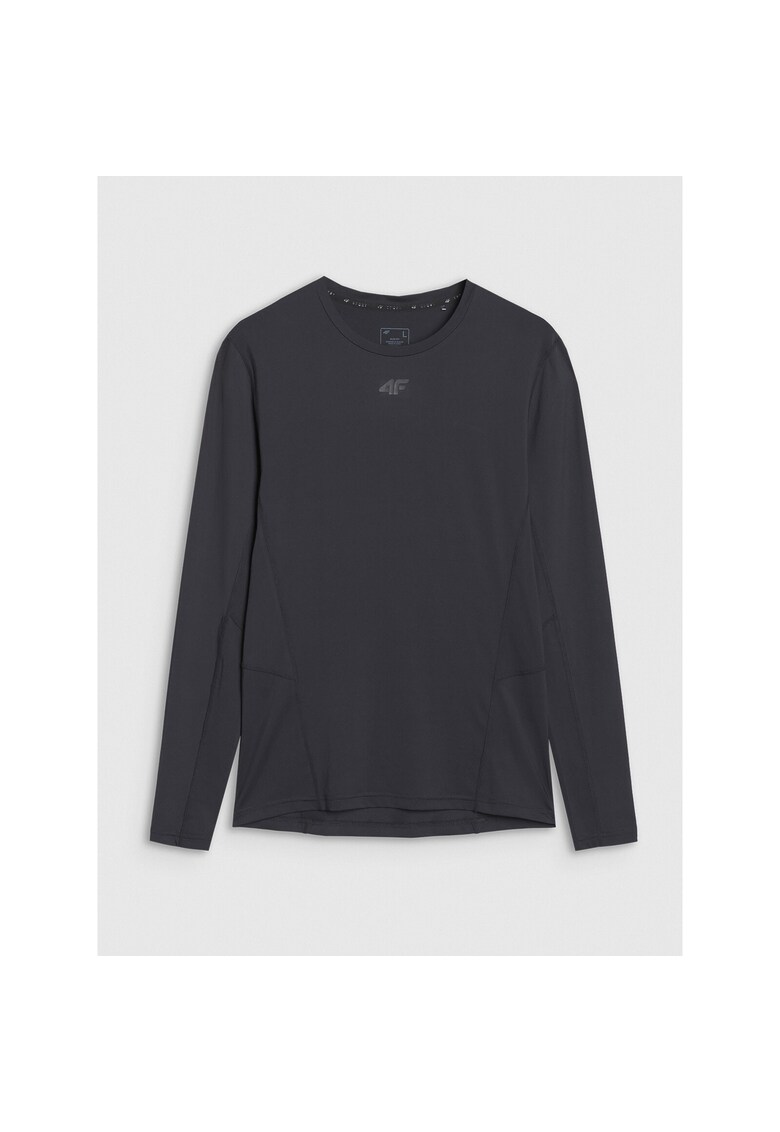 Bluza sport de antrenament uscare rapida - negru - material sintetic